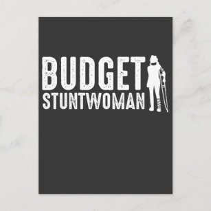 Cartão Postal Stuntwoman do Orçamento - Hospital Doente da Perna