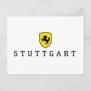 Cartão Postal Stuttgart Crest
