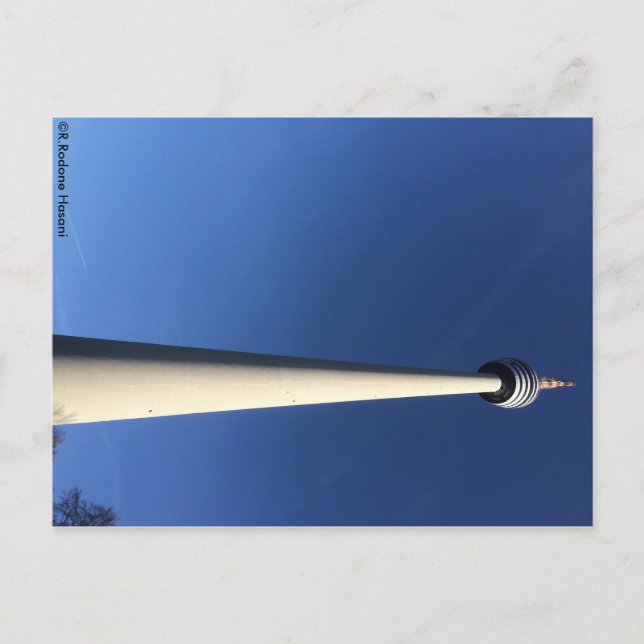 Cartão Postal Stuttgart diz Olá (Frente)