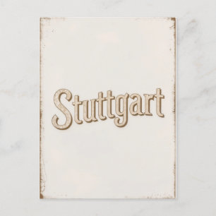 Cartão Postal Stuttgart Vintage