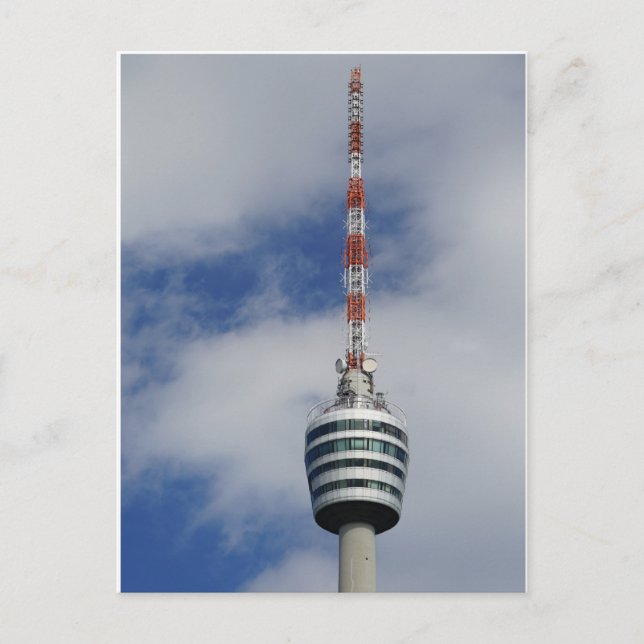 Cartão Postal Stuttgarter Fernsehturm Korb (Frente)