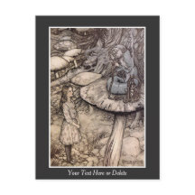 Sua Alice de texto/cor com a Arte de Lagarta Rackh