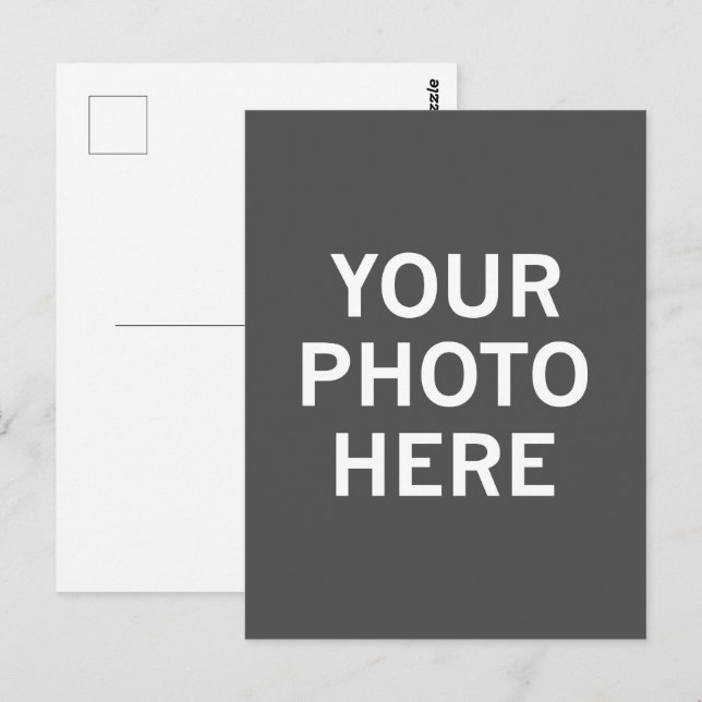 Cartão Postal Sua Foto Aqui (Frente/Verso)