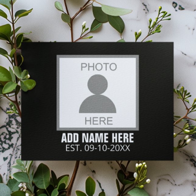 Cartão Postal Sua Foto Aqui Nome e Idade (Criador carregado)