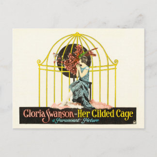 Cartão Postal Sua Gaiola Dourada (Paramount, 1922)