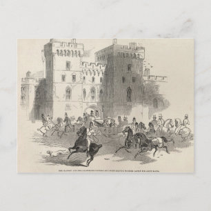 Cartão Postal Sua Majestade e seus Ilustres Visitantes