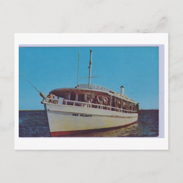 Cartão Postal SUA MAJESTY Capt. Ben Marler, Destin, Florida (Frente)