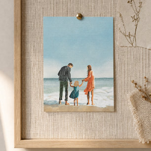 Cartão Postal Sua Própria Obra de Arte   Envie Seu Quadro Desenh