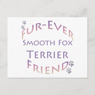 Cartão Postal Suave Fox Terrier Fuer Friend