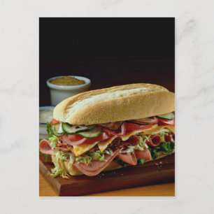 Cartão Postal Sub herói delicioso