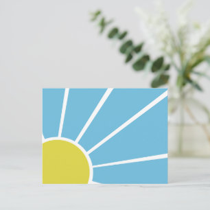 Cartão Postal Suba e Brilhe em Azul