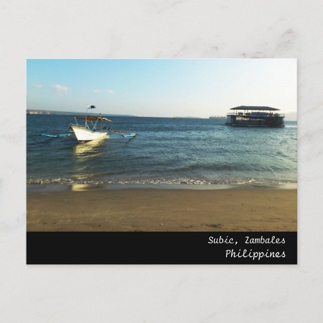 Cartão Postal Subic, Zambales. Filipinas! (Frente)