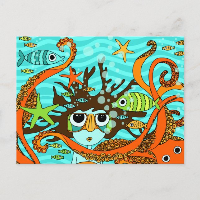 Cartão Postal Submarino (Frente)