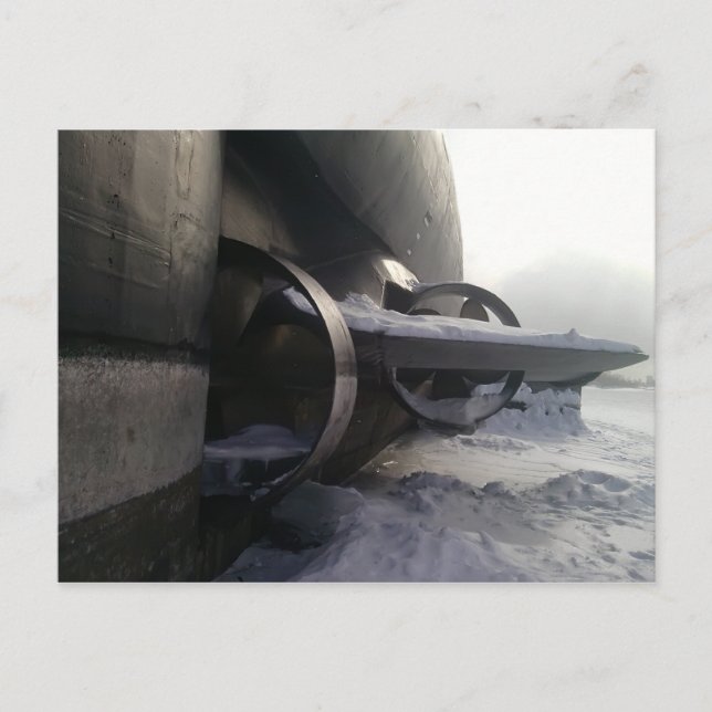 Cartão Postal Submarino Antigo (Frente)