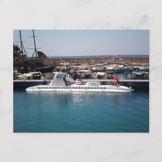 Cartão Postal submarino de prazer turco (Frente)