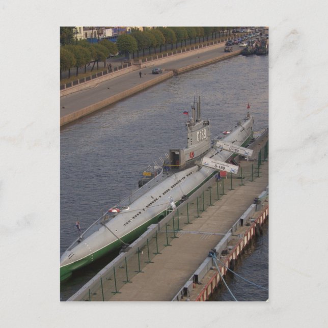 Cartão Postal Submarino russo C189 (Frente)
