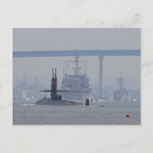 Cartão Postal Submarinos Submarinos Marinho de Navios Nucleares