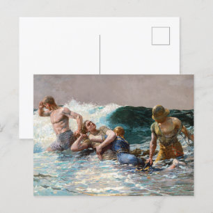Cartão Postal Subtow   Winslow Homer  