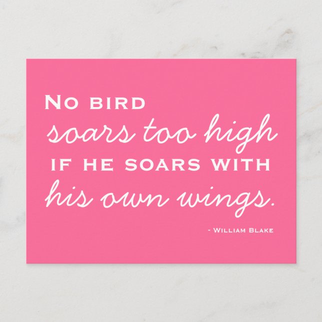 Cartão Postal Sucesso, Inspiração - Cartão-postal Motivacional (Frente)