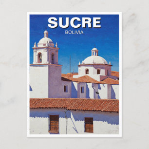 Cartão Postal Sucre Bolivia Viagem