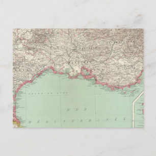 Cartão Postal Sudeste da França