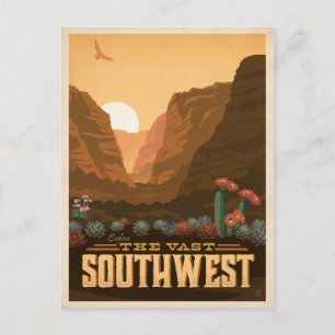 Cartão Postal Sudoeste Estados Unidos