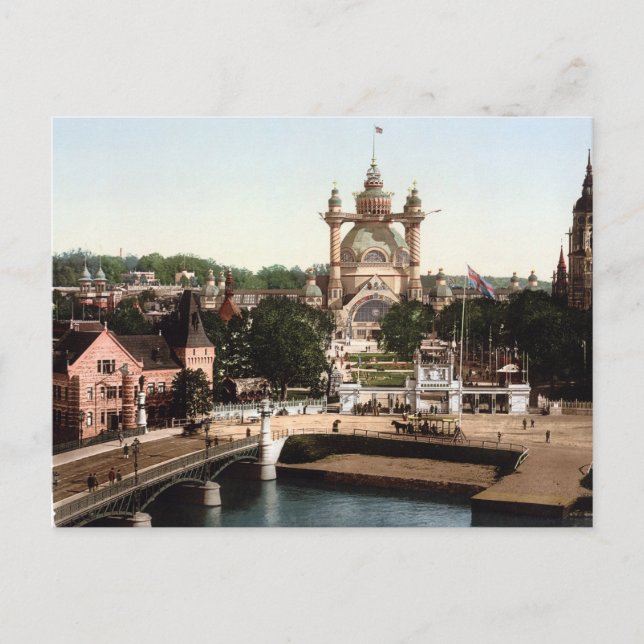 Cartão Postal Suecia de Estocolmo (Frente)