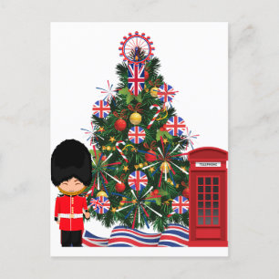 Cartão Postal Suéteres feios de X-mas para toda a sua família br