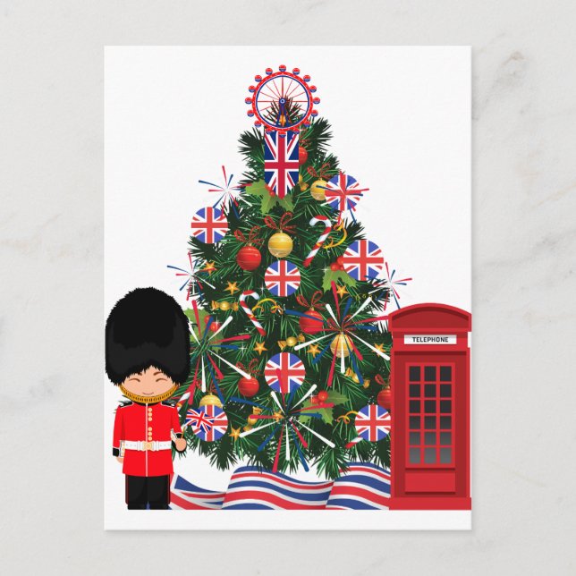 Cartão Postal Suéteres feios de X-mas para toda a sua família br (Frente)