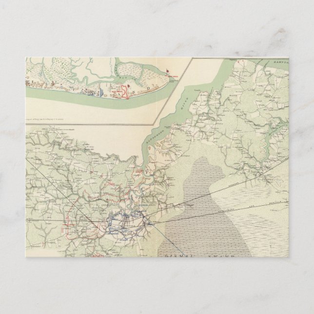 Cartão Postal Suffolk e vizinhança (Frente)