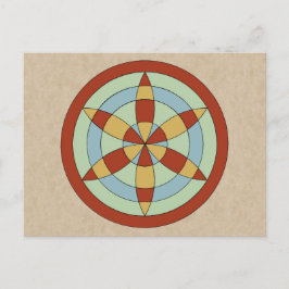 Cartão Postal Suffolk Hexafoil (Daisy Wheel)