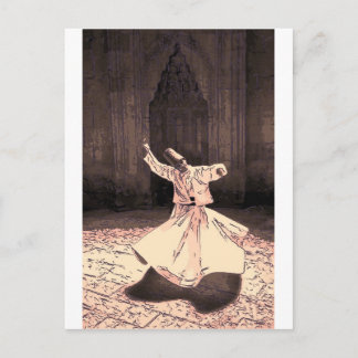 Cartão Postal sufi master in trance