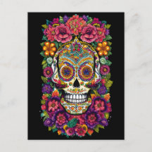 Sugar Skull Art - Coloração do Dia de los Muertos