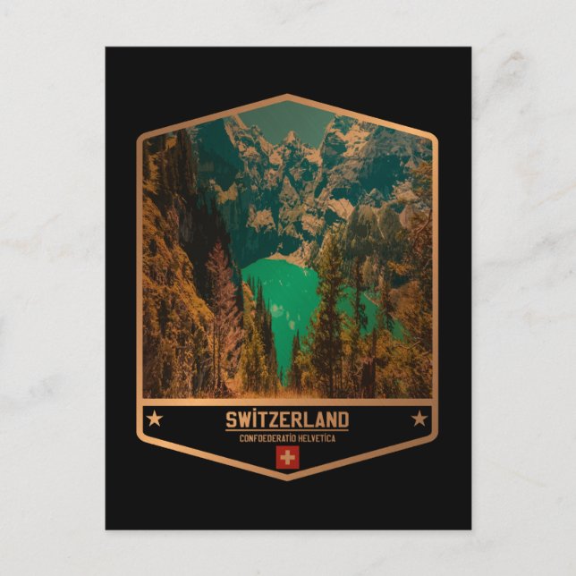 Cartão Postal Suiça (Frente)