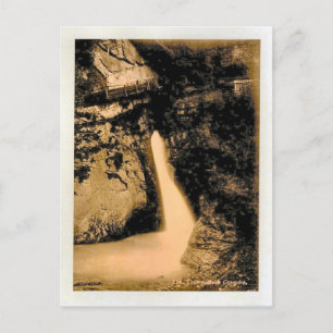 Cartão Postal Suiça 1908, Trummelbach Falls