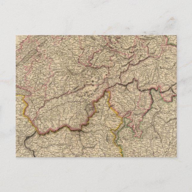 Cartão Postal Suíça, Alpes (Frente)