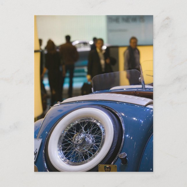 Cartão Postal SUIÇA, GENEBRA: 75.º Ano de Genebra Auto 7 (Frente)