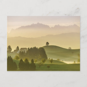 Cartão Postal Suiça idílico da paisagem  , Säntis