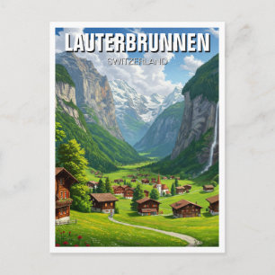 Cartão Postal Suiça Lauterbrunnen