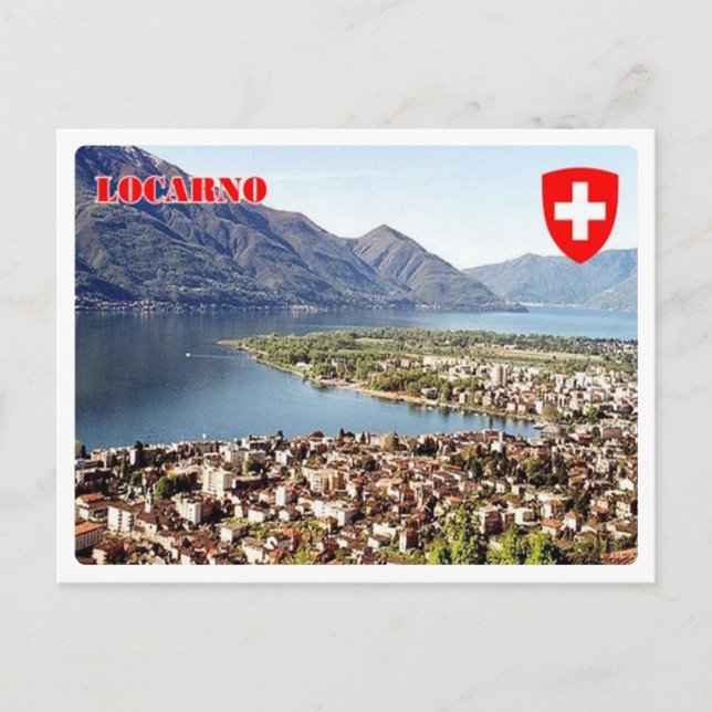 Cartão Postal Suiça - Locarno - (Frente)