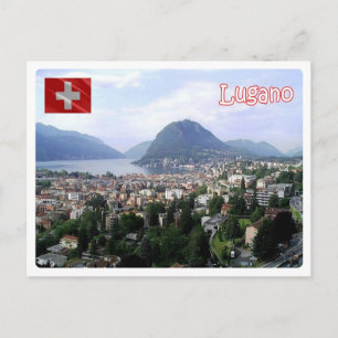 Cartão Postal Suiça - Lugano -