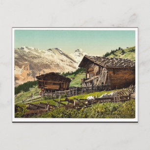 Cartão Postal Suiça, Murren, Bernese Oberland, Suíça