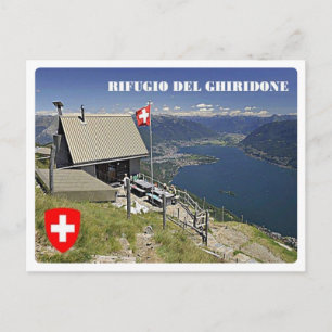 Cartão Postal Suiça - Refúgio de Montanha em Ghiridone -