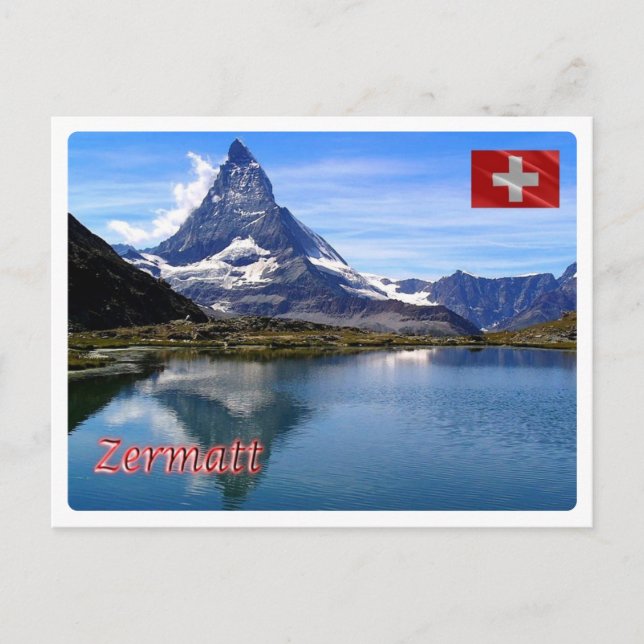Cartão Postal Suiça - Zermatt - (Frente)