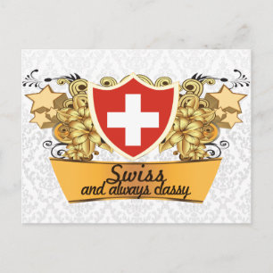 Cartão Postal Suíço clássico