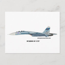 Cartão Postal Sukhoi SU-27P Flanker