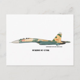 Cartão Postal Sukhoi SU-27SK Flanker