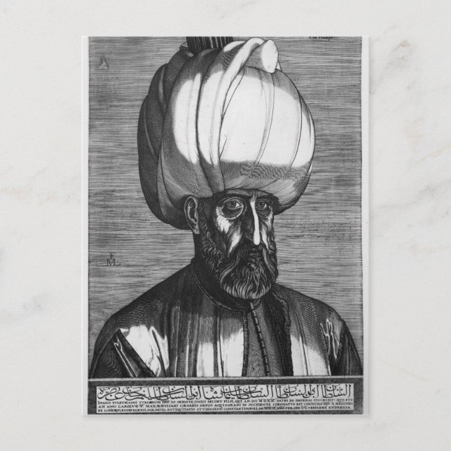 Cartão Postal Suleiman, o Magnífico (Frente)