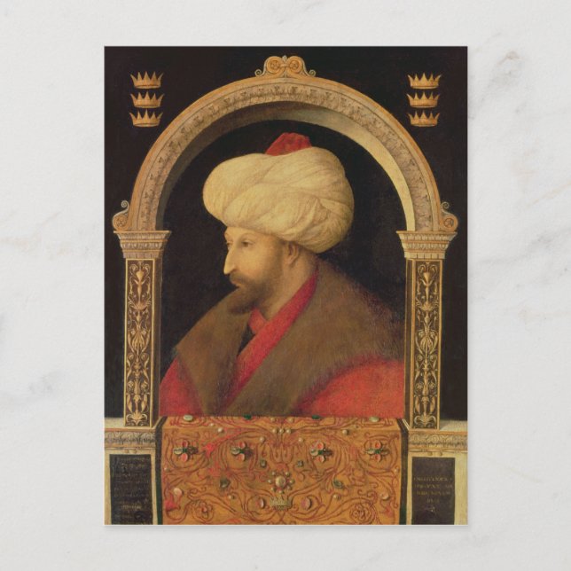 Cartão Postal Sultan Mehmet II 1480 (Frente)