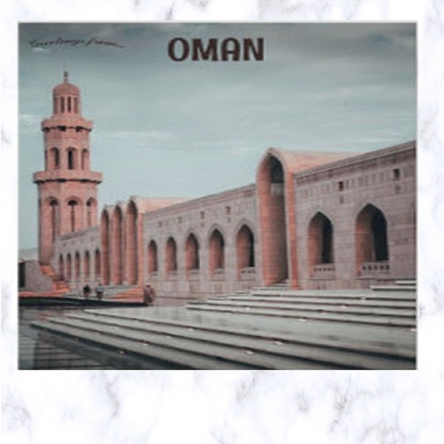Cartão Postal Sultan Qaboos Grand Mesquita Oman (Criador carregado)